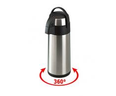 TOP Pumpkanne Thermoskanne Airpot Isolierflasche 5 Liter Edelstahl