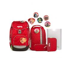 Ergobag Pack Küss den Bär -Gold, ergonomischer Schulrucksack, Set 6-teilig, 20 Liter, 1.100 g, Gold