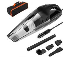 Newdora Auto-Staubsauger für Autoinnenpflege 5000PA Saugstarker Staubsauger für Auto Nass- und Trockensauger Tragbare Handstaubsauger mit 16,4 Feet Netzkabel und Tragetasche (mit Kabel)