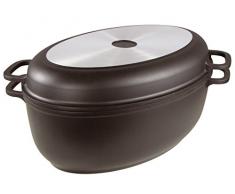 HI Hochwertiger Alu Guss Bräter, Alugussbräter, Aluguss Bräter antihaft