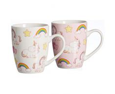 Ritzenhoff & Breker Unicorn Jumboobere, 2er Set, Kaffee Becher, Tasse, Trinkbecher, Porzellan, Einhorn, 600 ml, 31683