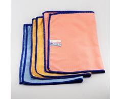 Aqua Clean Koi Tücher (6 Stück, 45x33cm) - Mikrofaser Fenstertuch, Zum Reinigen Trocknen Polieren