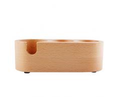 Verdelife Manipulationsschutz für Kaffeefilter, Espresso-Manipulationsmattenständer aus Massivholz, Kaffeezubehör für Barista