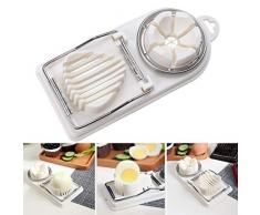 Acecoree Multifunktions Eierschneider Eiertrenner Eierteiler, Eierköpfer/Eieröffner Aluminium/Rostfreier Edelstahl Cutter Schneebesen