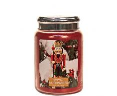 Village Candle Royal Nutcracker 26 oz Glass Jar Scented Candle, Large
