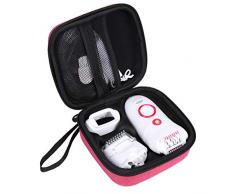 Aproca Hart Schutz Hülle Reise Tragen Etui Tasche für Braun Silk-épil 5 Young Beauty Epiliergerät