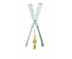 Leifheit Apfelentkerner ComfortLine-Serie, mit scharf gezackten Rand zum leichten Entkernen für Äpfel und Birnen, Entkerner mit ergnomischen Griff, leichte Reinigung, Apfelstecher, weiß