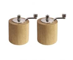 Olympia CE246 Salz- und Pfeffermühle Set, Bambus (2 Stück)