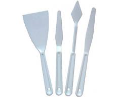 4er Set Kunststoff Streichmesser Bastelmesser