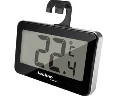 Technoline Kühlschrankthermometer WS 7012, schwarz-silber, 6,6 x 1,0 x 4,2 cm