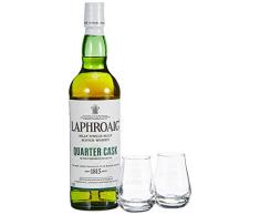 Laphroaig Quarter Cask + 2 Nosing Glas Single Malt Whisky (1 x 0.7 l)