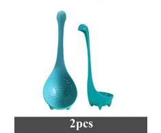 3 Stück Set kreative Nudellöffel Form Löffel Sieb niedlichen Suppenlöffel Küchengeschirr Kunststoff - a2PCS