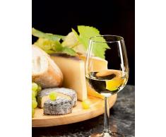 CALVENDO Puzzle Weisswein mit Käseplatte Trauben 1000 Teile Lege-Größe 48 x 64 cm Foto-Puzzle Bild von Wolfgang Steiner