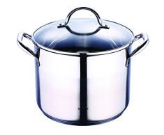 Bergner Gourmet - Simmertöpfe Edelstahl 24x18.5 cm 8.2l induktionsgeeignet