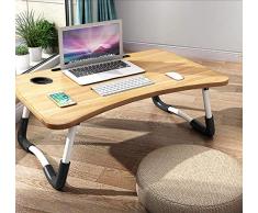 Laptoptisch Lapdesk Betttisch Laptophalterung, Notebooktisch klappbarer Lapdesk, Faltbare Betttisch für Lesen, Betttablett für den Schreibtisch oder als Frühstückstablett für Bett und Sofa(60 x 40 cm)