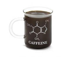 Thumbs up Bedruckte Tasse aus Glas mit Chemie Formel - Chemistry Mug Becher 400ml