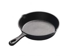 Ruiqas Bratpfanne Gusseisen Pfanne Pfanne Bratpfanne Küchenkochgeschirr zum Braten Schmoren