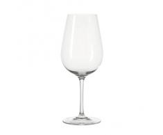 Leonardo Rotweingläser Tivoli, Rotweinglas im Basic-Stil, Rotweinkelch mit Stiel und 580-ml Füllmenge, 6-teilig, 020964