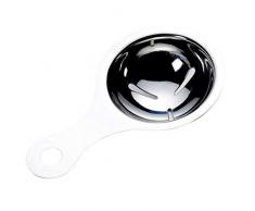 FLAMEER Edelstahl Eiweißtrenner Eigelbtrenner Eier Sieb Eiweiß Eigelb Separator Filter - 3 Löcher