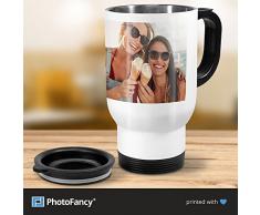 PhotoFancy® - Thermobecher mit Foto bedrucken - Coffee To Go Becher personalisieren - Thermo-Tasse mit eigenem Motiv selbst gestalten