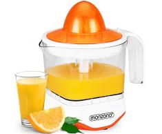 monzana Entsafter XXL 1200ml | elektrische Saftpresse 40 Watt | Zitruspresse spülmaschinengeeignet | Obstpresse