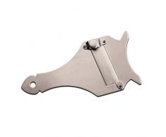 iHOMIKI Professionelle Trüffelhobel Edelstahl Trüffel Rasierer Cutter Adjustable Trüffel Schokolade Shaver Slicer Silber