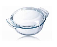 Pyrex 112000 Kasserolle, rund, 26,7 cm, 3,5 L