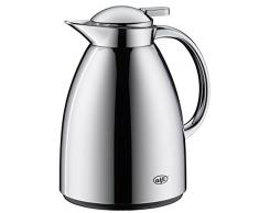 alfi 1507.000.100 Isolierkanne Alegro, Edelstahl poliert 1,0 l, 12 Stunden heiß, 24 Stunden kalt