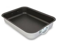 Menax - Professional Antihaft Backblech - Kuchenblech - Dreifach-Antihaftbeschichtung - 40 cm - Made in Italy