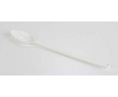 Kimmel Limolöffel Cocktaillöffel Eislöffel Kunststofflöffel 6 Stück Mehrweg, Kunststoff, Weiß