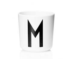 Design Letters - Melamin Becher - Buchstabe: M - Multifunktionsbecher - Arne Jacobsen