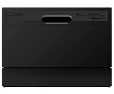 Tischgeschirrspüler PKM GSP 600 schwarz kleine Spülmaschine 6 Gedecke