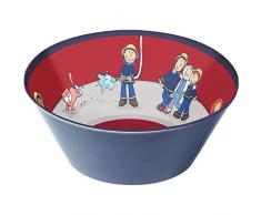 Sigikid 24824 Frido Firefighter Melamin-Schüssel, 15 x 9,5 x 5 cm