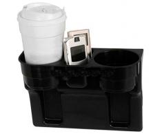 INION® Plug&Play Prinzip UNIVERSELLES KFZ Getränkehalter - Becherhalter - Ablagefach - Stauraum - Cup Holder - Aufbewahrungsbox - Ablagefach Stauraum - Dosenhalter - Becherhalter - Kaffeehalter - Flaschenhalter - Pommes halter