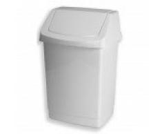 CURVER Abfallbehälter Click-It 22,9x18,9x38,1cm in weiß, Plastik, 22.9 x 18.9 x 38.1 cm