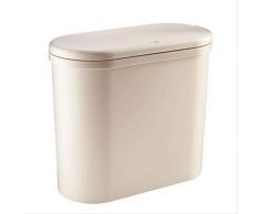 zhenxin Mülleimer Multifunktion 10l Kunststoff Mülltonne Küche Abfalleimer Mülleimer Mülleimer Korb Müll Eimer Pinsel Badezimmer Presse-Typ Abfall