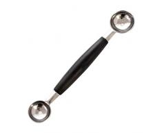 Lâ Vestmon Doppelter Edelstahl-Melonen-Mango-Baller-Scoop-Fruchtlöffel für Eisdessert-Sorbet-Werkzeug