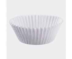 Hosaire 500 Muffin Papierbackförmchen Patisserie Papier Backförmchen weiß