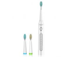 Fairywill Elektrische Zahnbürste Putzen Sie Ihre Zähne wie beim Zahnarzt Schallzahnbürste Eine Aufladung von 4 Stunden hält Min 30 Tage 5 Reinigungs-Modi 2 Minuten Timer 4 Aufsteckbürsten FW507