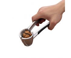 Lancoon Metall Nussknacker zerkleinerte Walnüsse Walnuss Knacker Öffner Nuss Trichter Art Zange Scheller Werkzeug Küche Zubehör KT47