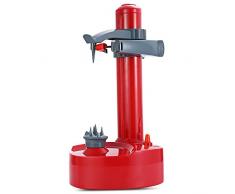 Elektrischer Schäler für Kartoffel, Mango, Apfel, Orange, Zitrus, Gemüse, Obst, Küchenwerkzeug, Acrylnitril-Butadien-Styrol, rot