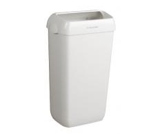 Aquarius 6993 Abfallbehälter, 56,9 cm (L) x 42,2 cm (B) x 28,7 cm (T), 1 x 1 Spender, weiß, Kunststoff