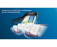 Philips Sonicare Original Aufsteckbürste Optimal White HX6064/11, 2x weniger Verfärbungen für weißere Zähne, 4 Stück