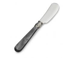 EME NAPOLEON Buttermesser Klein aus INOX rostfreiem Edelstahl 13,5 cm, Butter Streichmesser Spülmaschinengeeignet in Perlmutt Schwarz - Besteckgarnitur von Napoleon Besteck