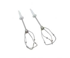 Fine Creamer Rührbesen Set Comfort für Handrührgeräte von Bosch Siemens mit Kügelchen Edelstahl MFQ2 MFQ3 MFQ4 MFZ4020