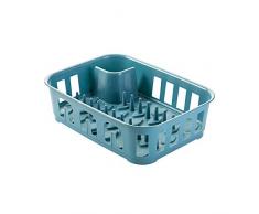 Baibao Faltbare Geschirr Aufbewahrungsbox Abtropfschale Geschirrabtropfschale Abtropfschale Tassenhalter Küchenzubehör Haushalt Aufbewahrungsbox