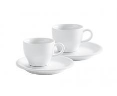 Kahla - Cappuccino Italiano Set 4 teilig Café Sommelier 2.0 weiß 180 ml
