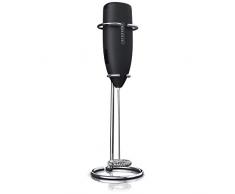 Arendo - Milchaufschäumer - elektrischer Stab Milchaufschäumer mit Batteriebetrieb - Motor mit 14.200 U/min - Spezialspirale - Cappuccino Shakes Cocktails Dressings – leichte Reinigung