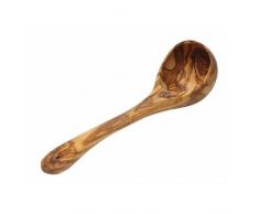 Olivenholz Servier Schöpf Löffel Kelle Schöpflöffel Schöpfkelle ca. 30 cm mit schöner Maserung Unikate aus Oliven Holz