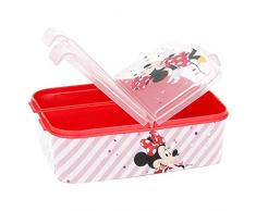 Stor Minnie Sandwichmaker mit 3 Fächern 18 x 13 cm rosa 18820